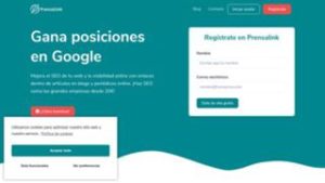 Screenshot website